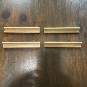 Vtg 1948 SCRABBLE Board Game Selchow & Righter Replacement RACKS ONLY Lot Of 4